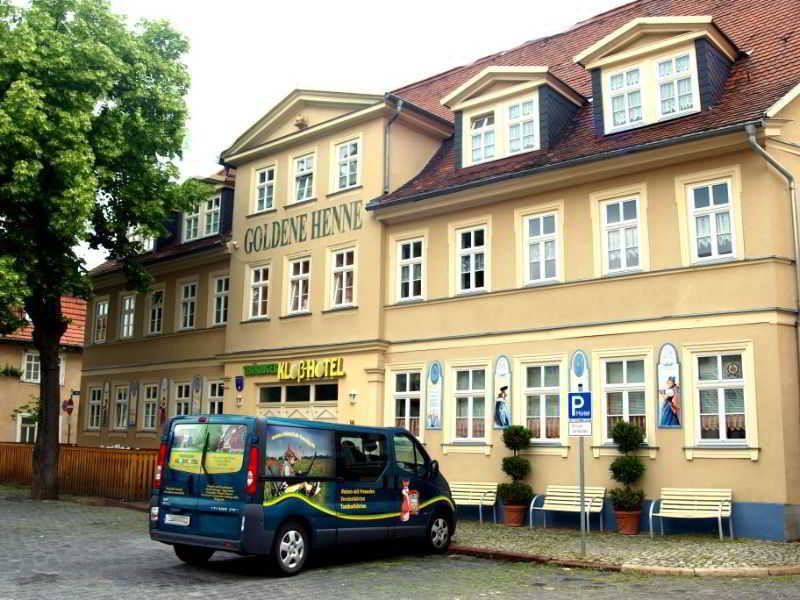 Hotel Garni Goldene Henne Arnstadt Exterior photo